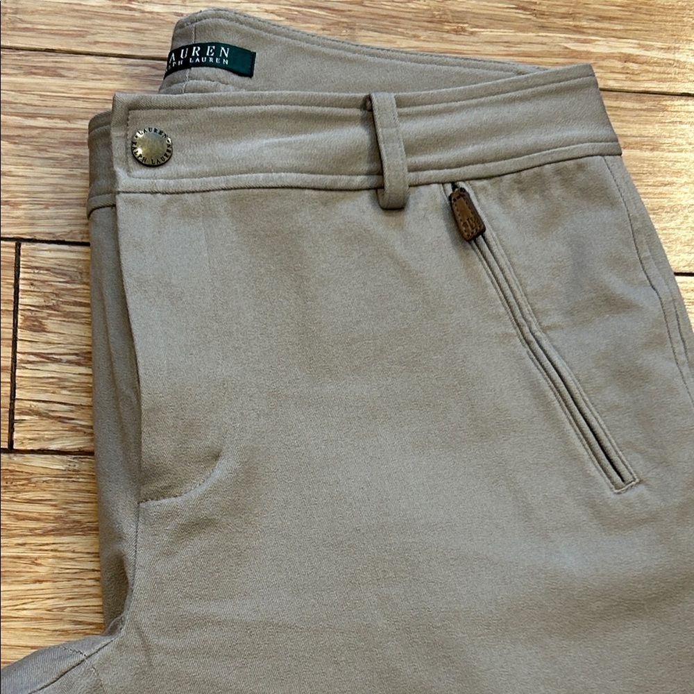 Lauren Ralph Lauren Scandi Business Casual Strait Leg Khaki Trousers 8